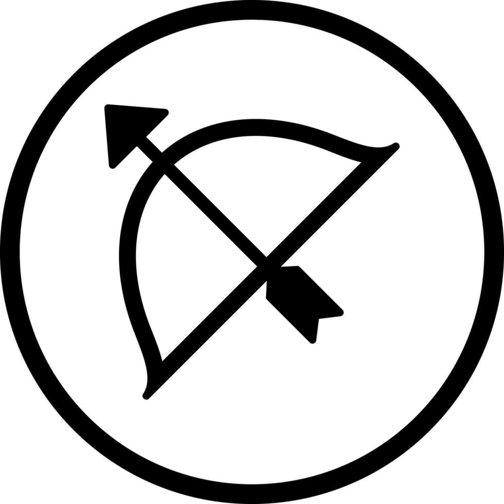 Unique Archery Vector Icon