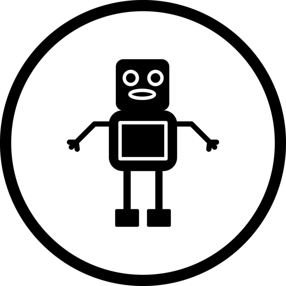 Unique Robot Vector Icon