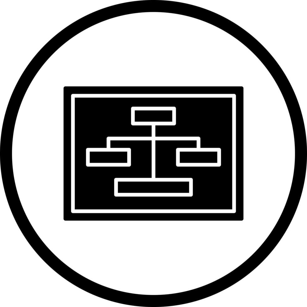 Unique Seo Structure Vector Icon