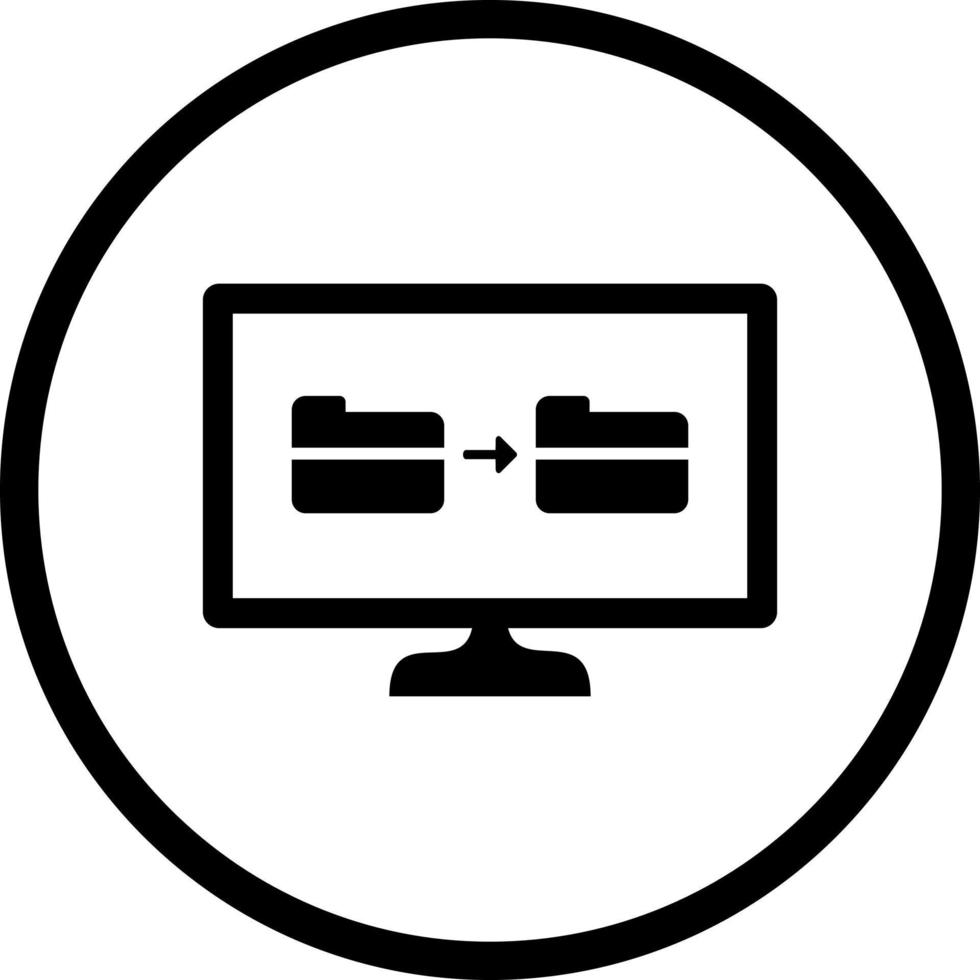 Unique File Sharing Vector Icon