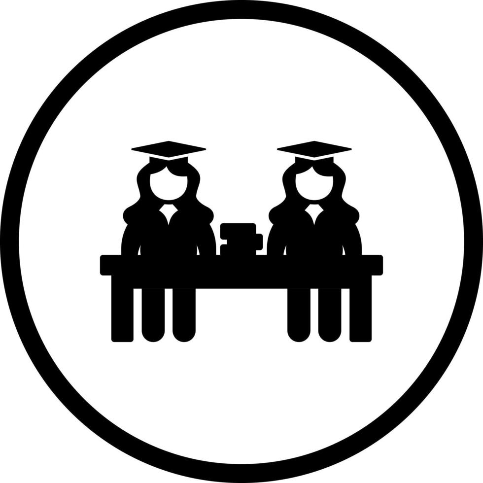 Unique Combined Study Vector Icon