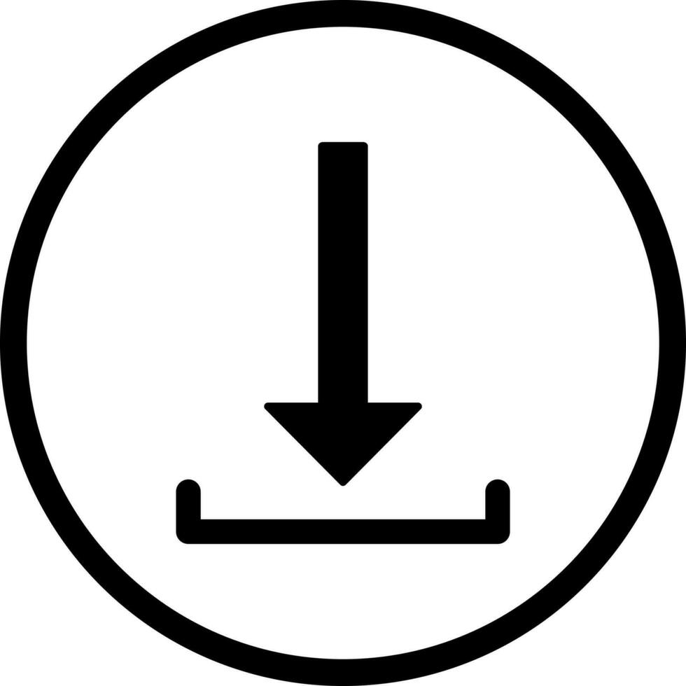 Unique Download Vector Icon