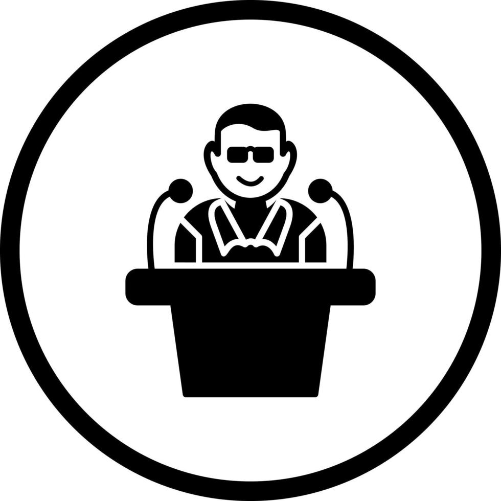 Unique Lecture Vector Icon