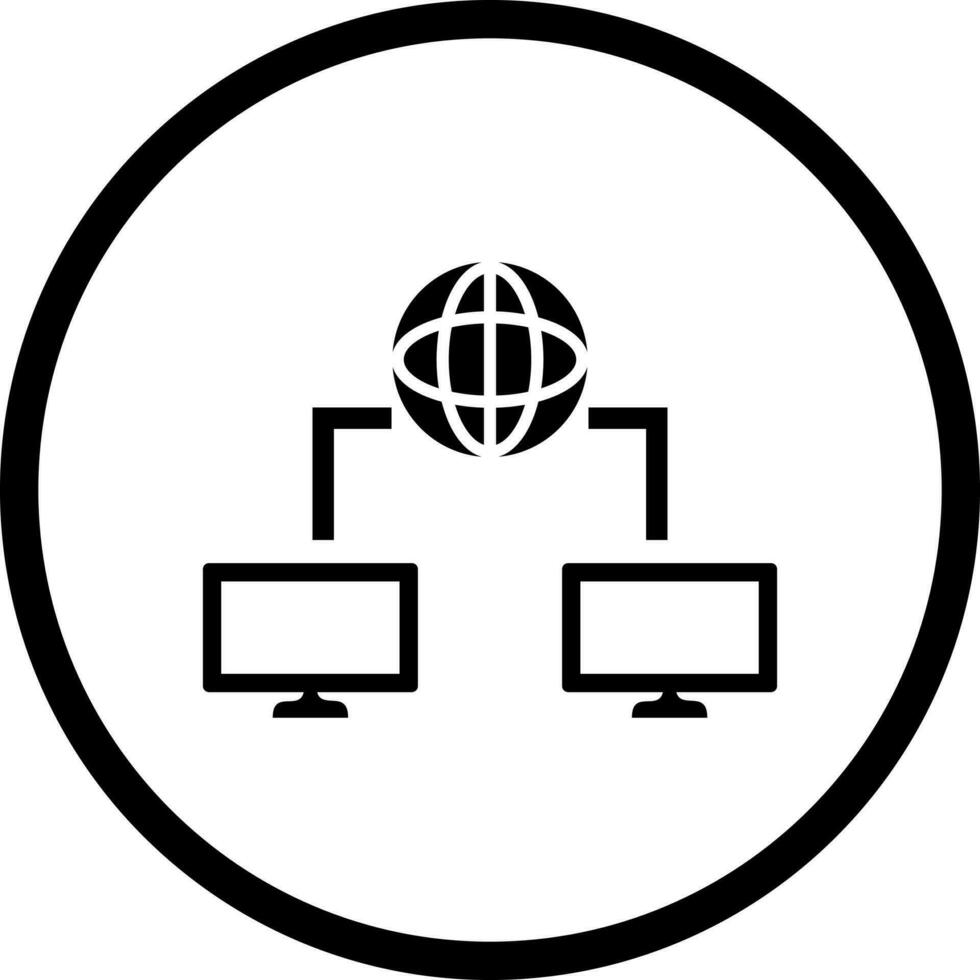 Unique Internet Connectivity Vector Icon