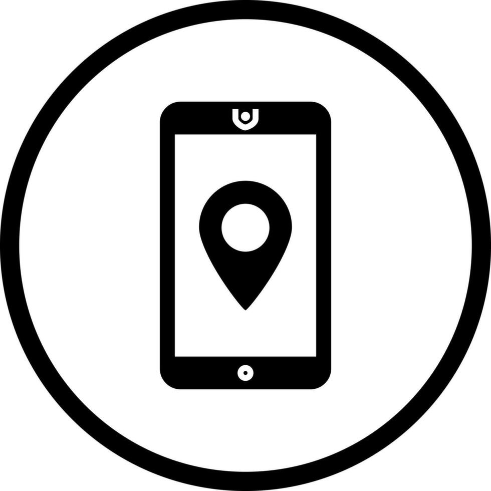 Unique GPS Service Vector Icon