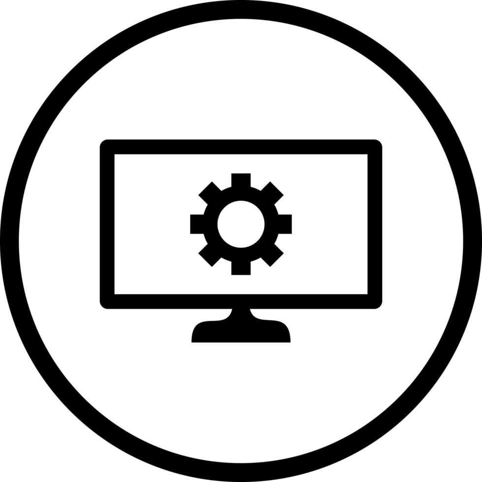 Unique Network Settings Vector Icon
