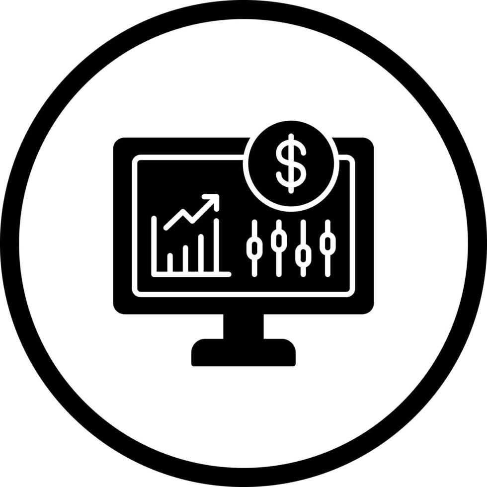 Stock Market Vector Icon