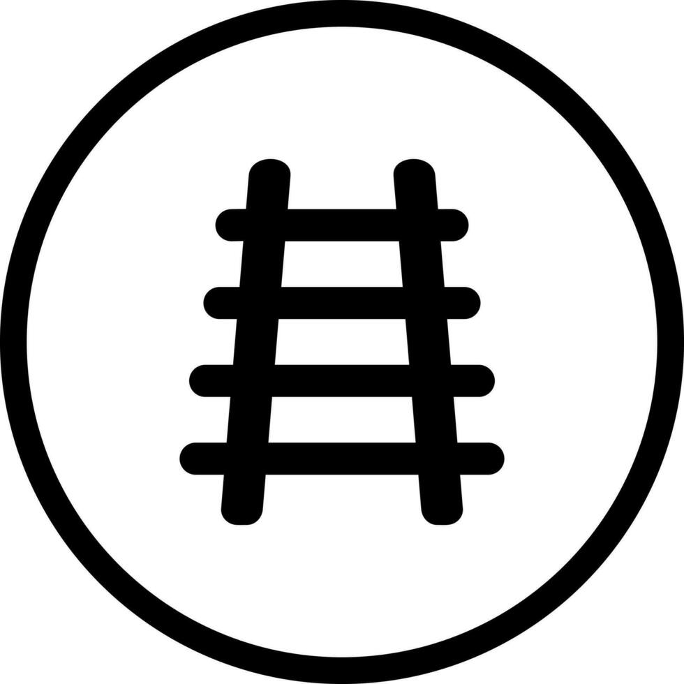 Train Tracks Vector Icon