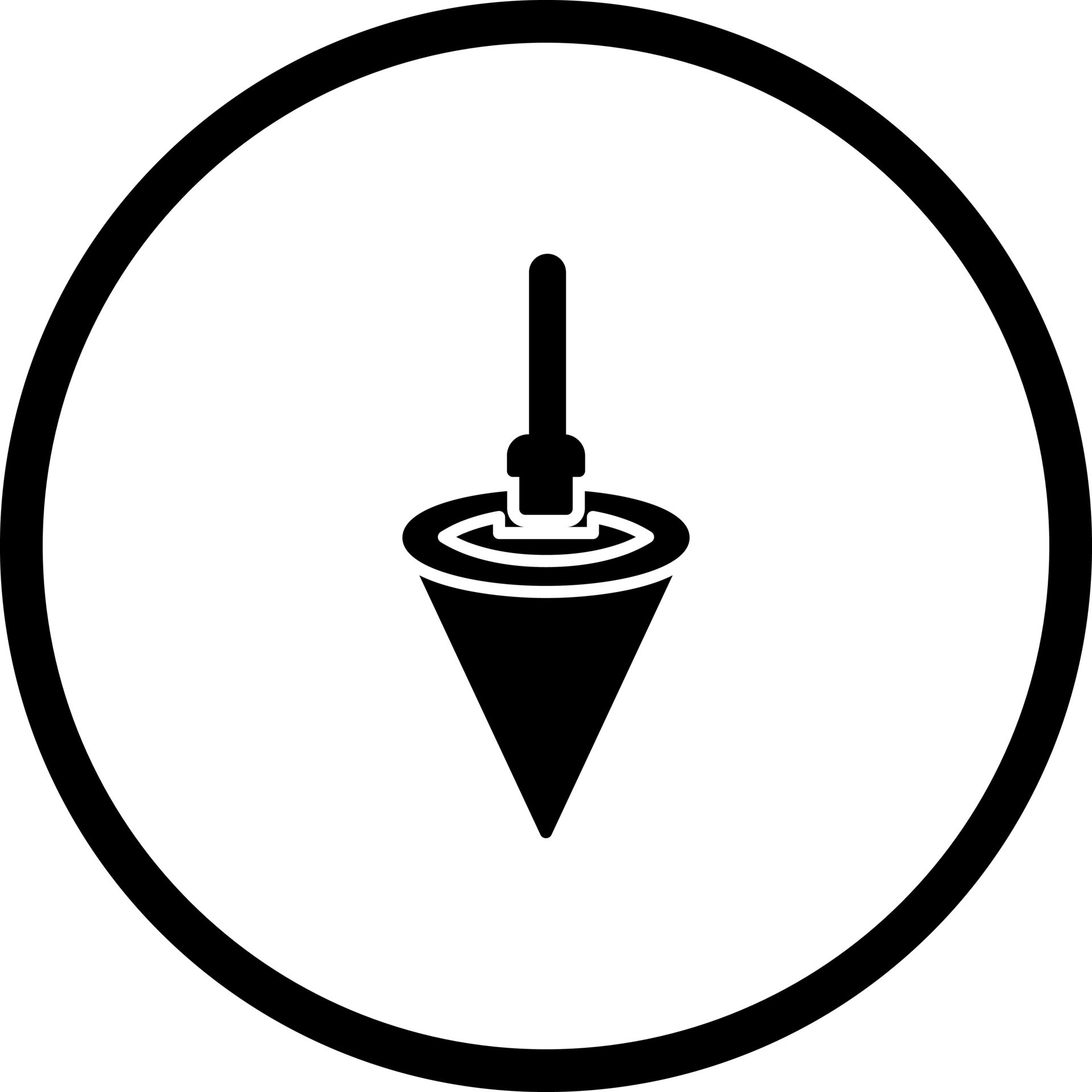 Plumb Bob Vector Icon 20658922 Vector Art at Vecteezy