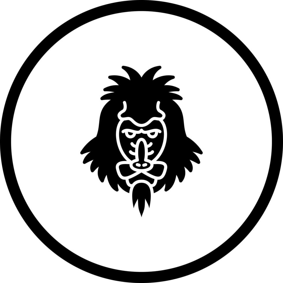 icono de vector de mandril