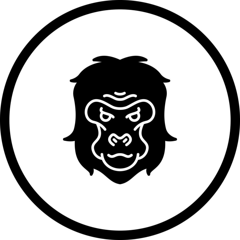 Gorilla Vector Icon