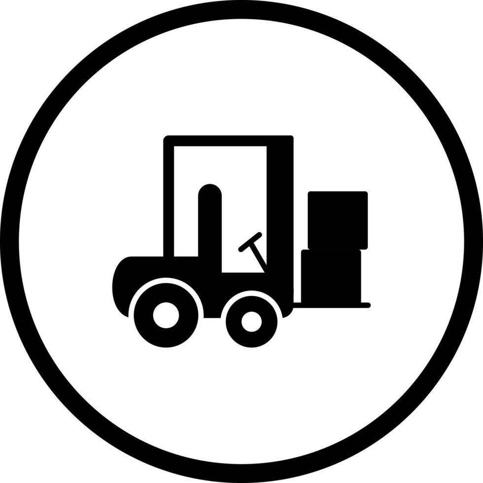 Forklifter Vector Icon