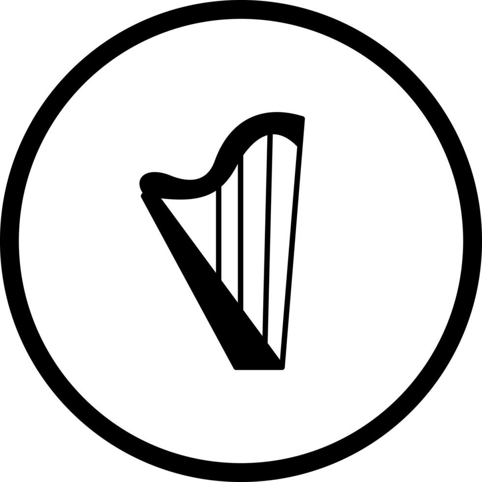 Harp Vector Icon