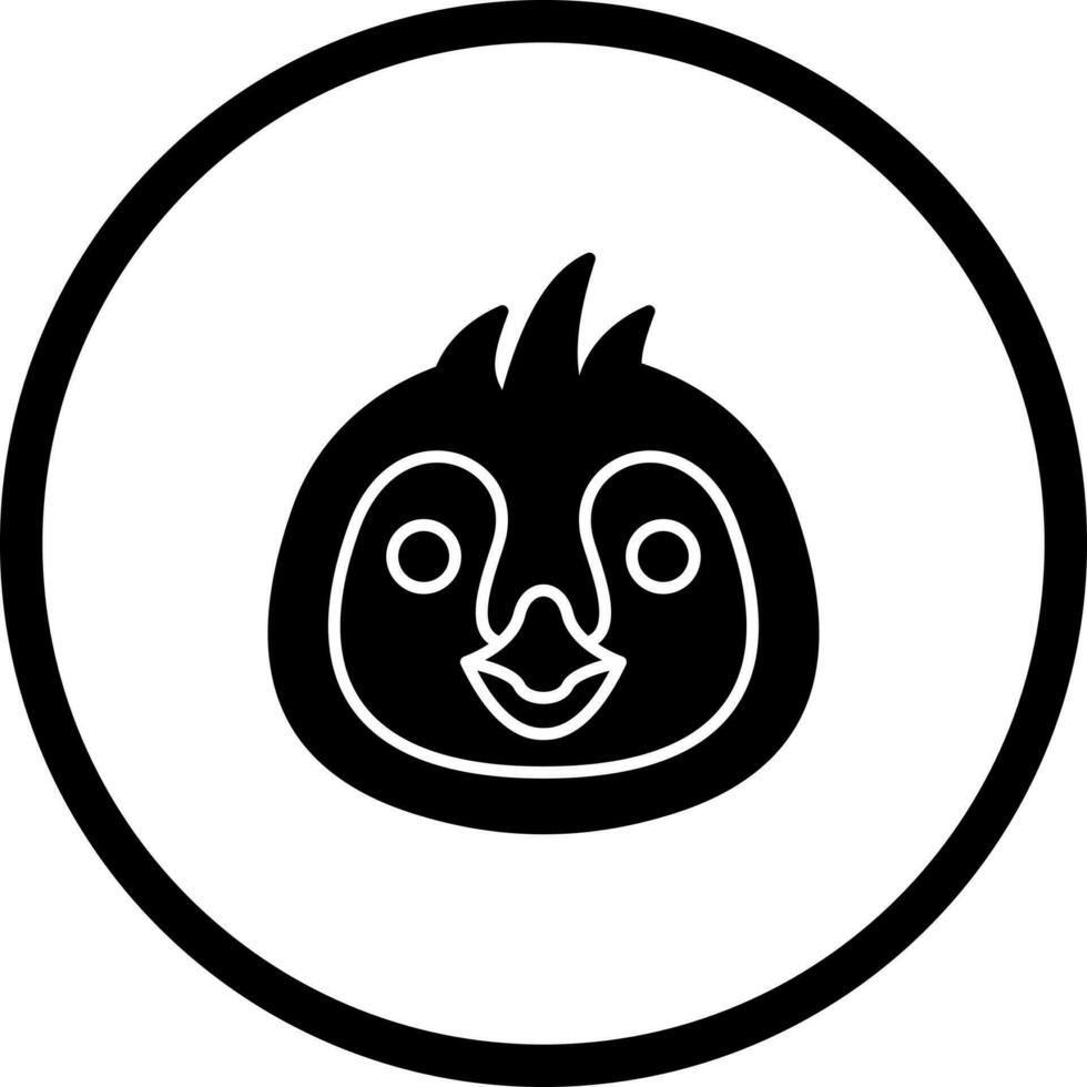 icono de vector de pingüino