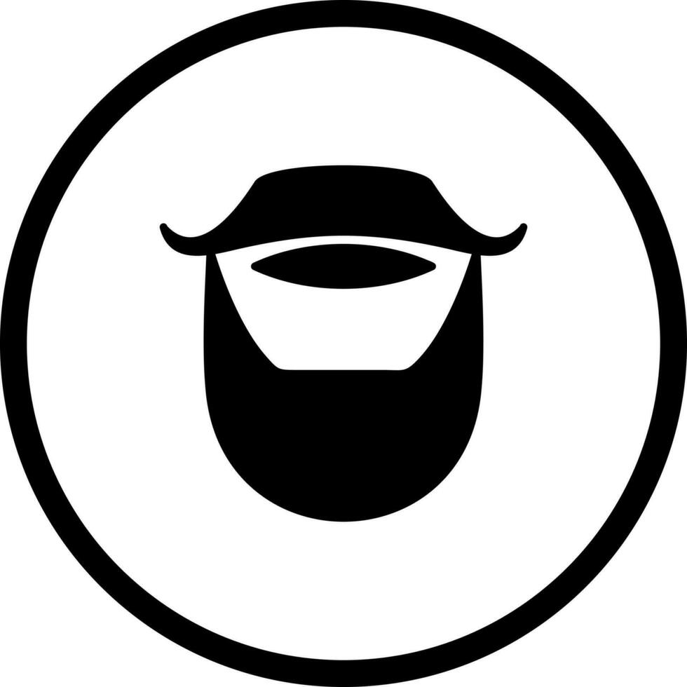 Beard and Moustache Vector Icon