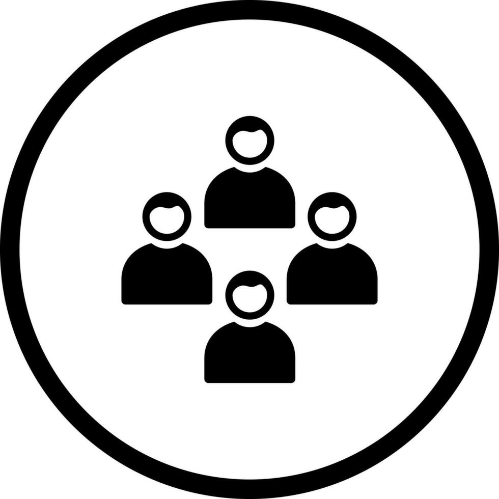 Network Group Vector Icon