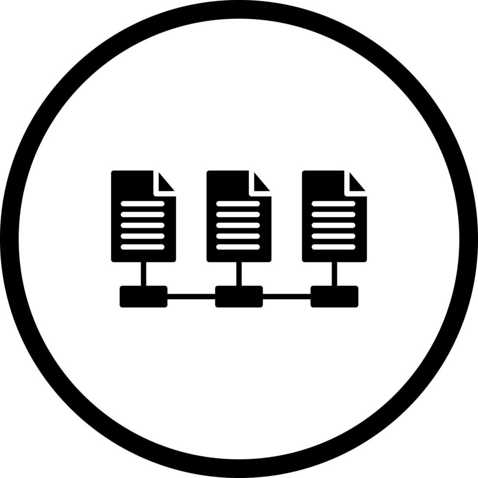 Network Files Vector Icon