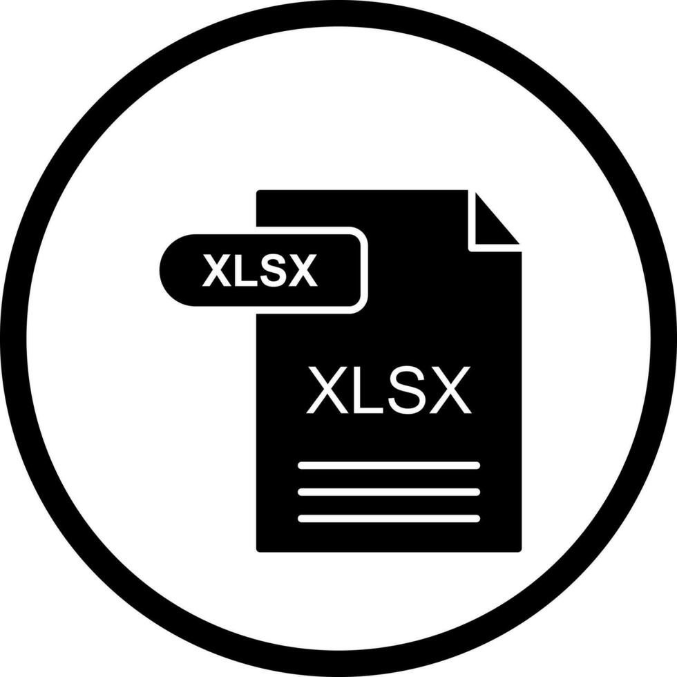 icono de vector xlsx