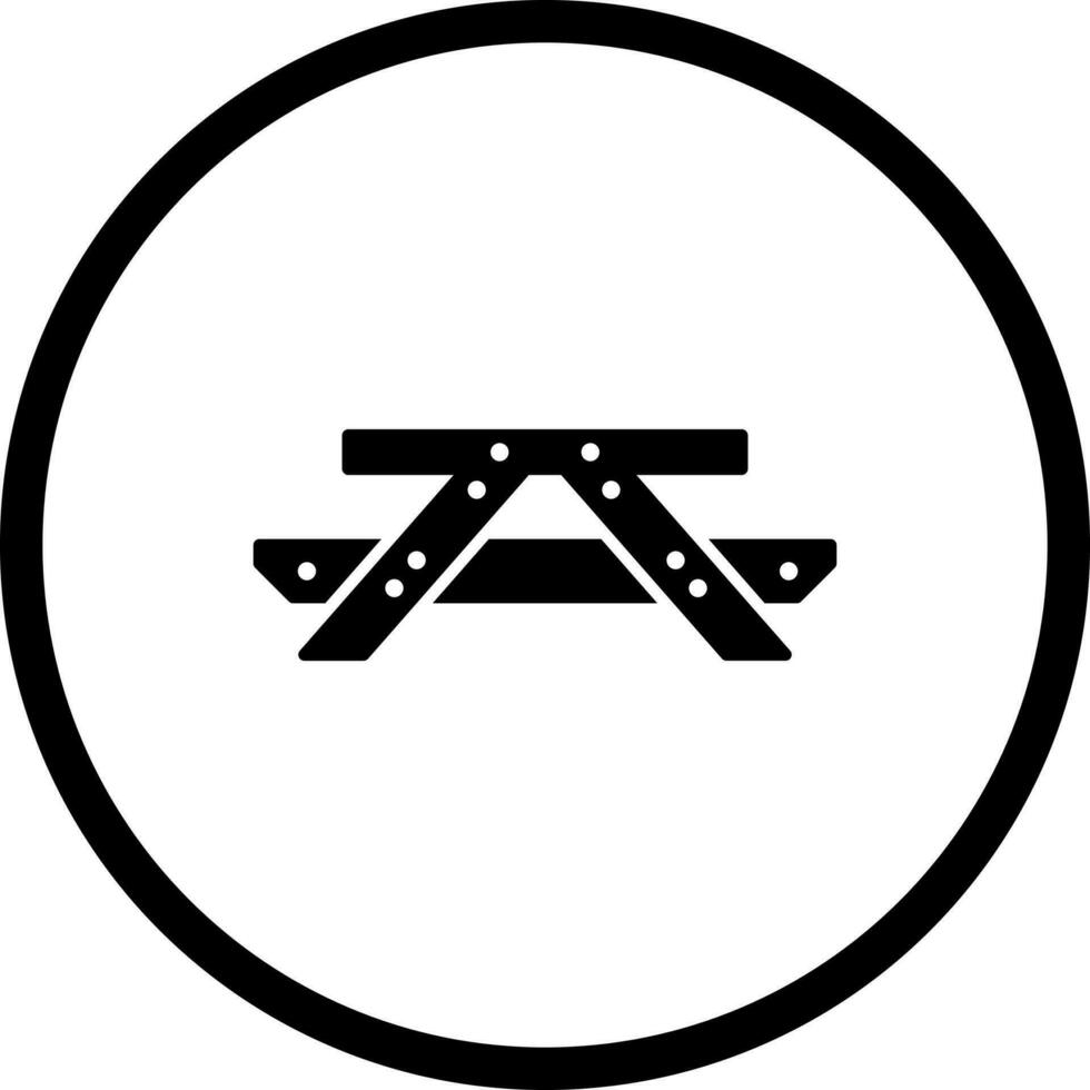Picnic of Table Vector Icon