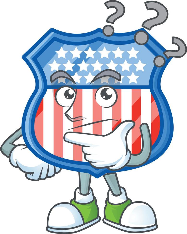 proteger insignias Estados Unidos icono diseño vector