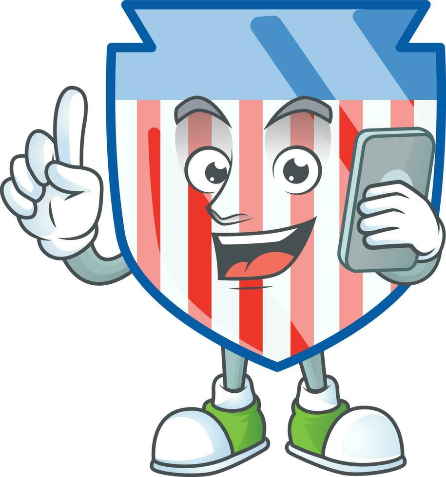 USA stripes shield icon design vector