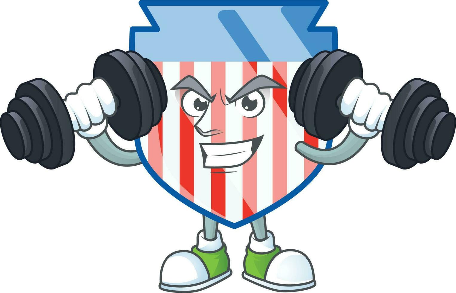 USA stripes shield icon design vector