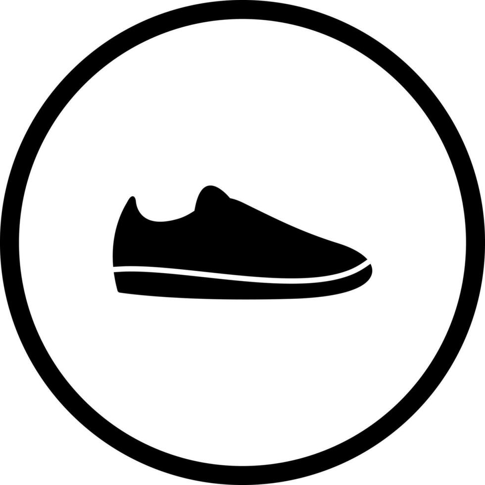 icono de vector de zapatos casuales