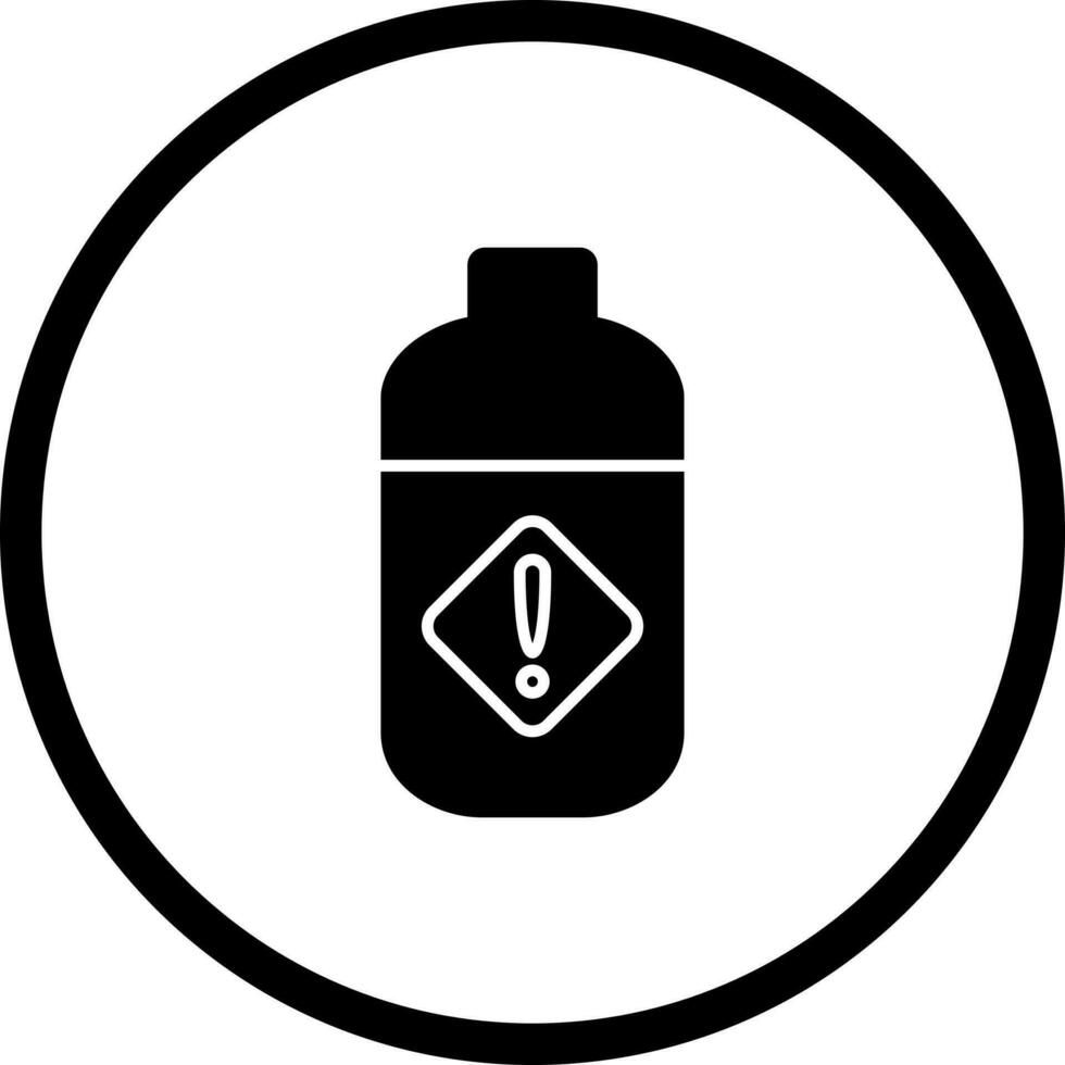 Pesticide Bottle Vector Icon