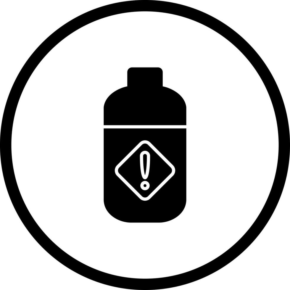 Pesticide Bottle Vector Icon