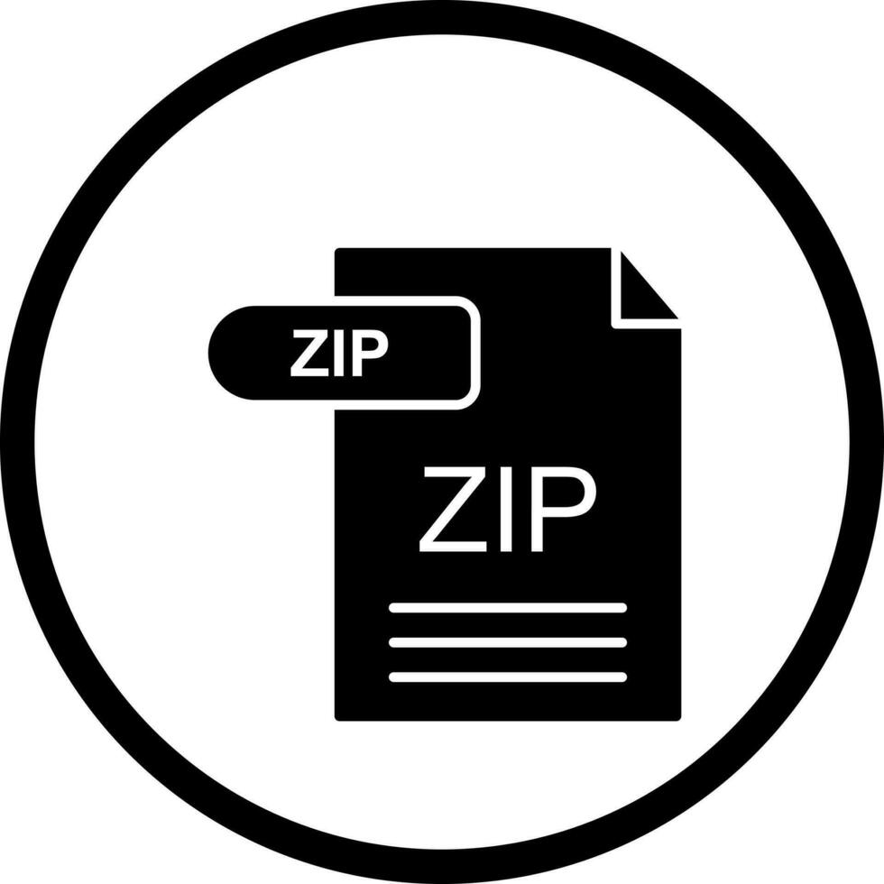 ZIP Vector Icon