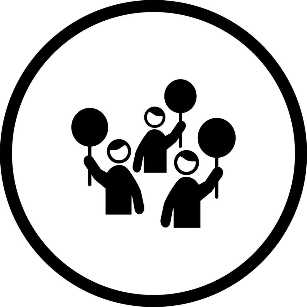 Protest Vector Icon