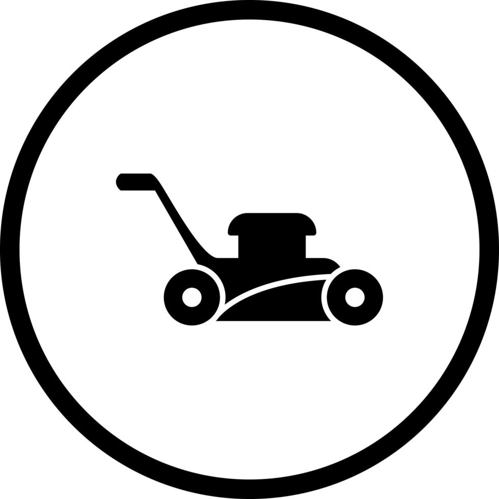 Lawn Mower Vector Icon