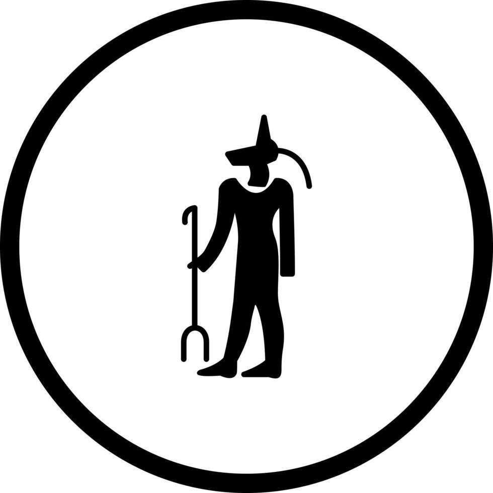 Egyptian god Vector Icon