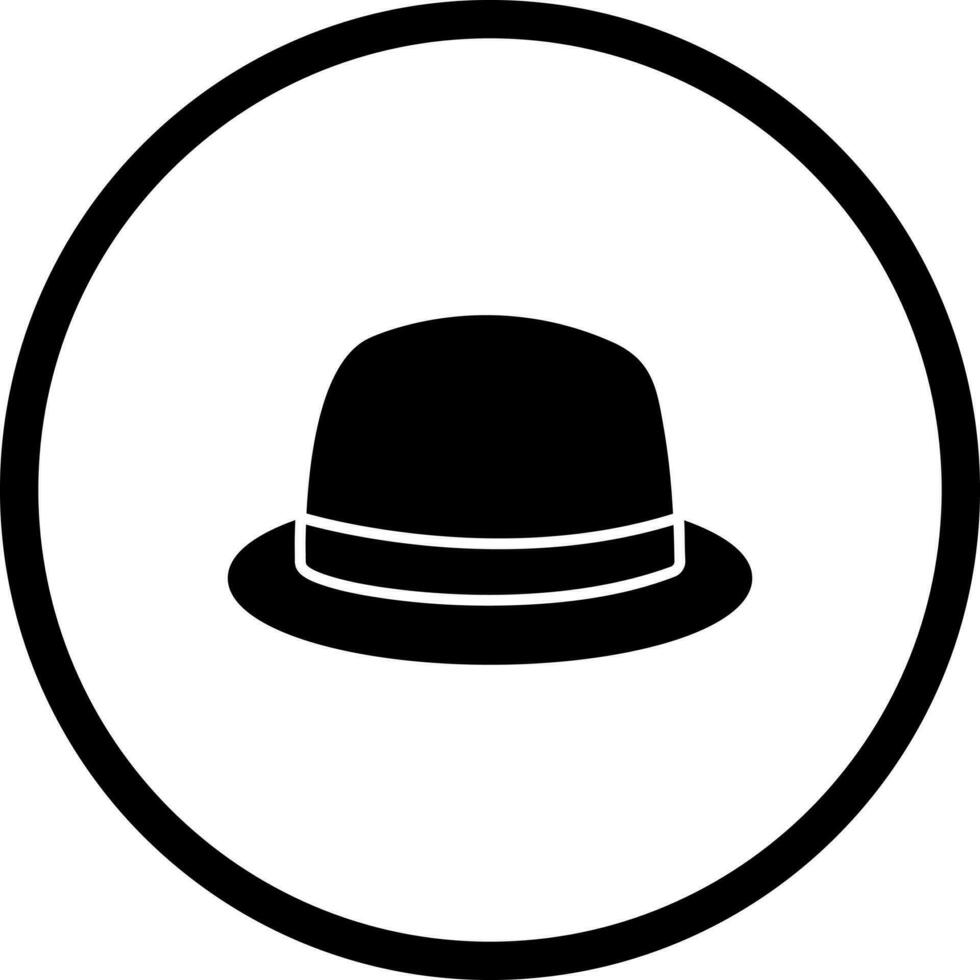 icono de vector de sombrero