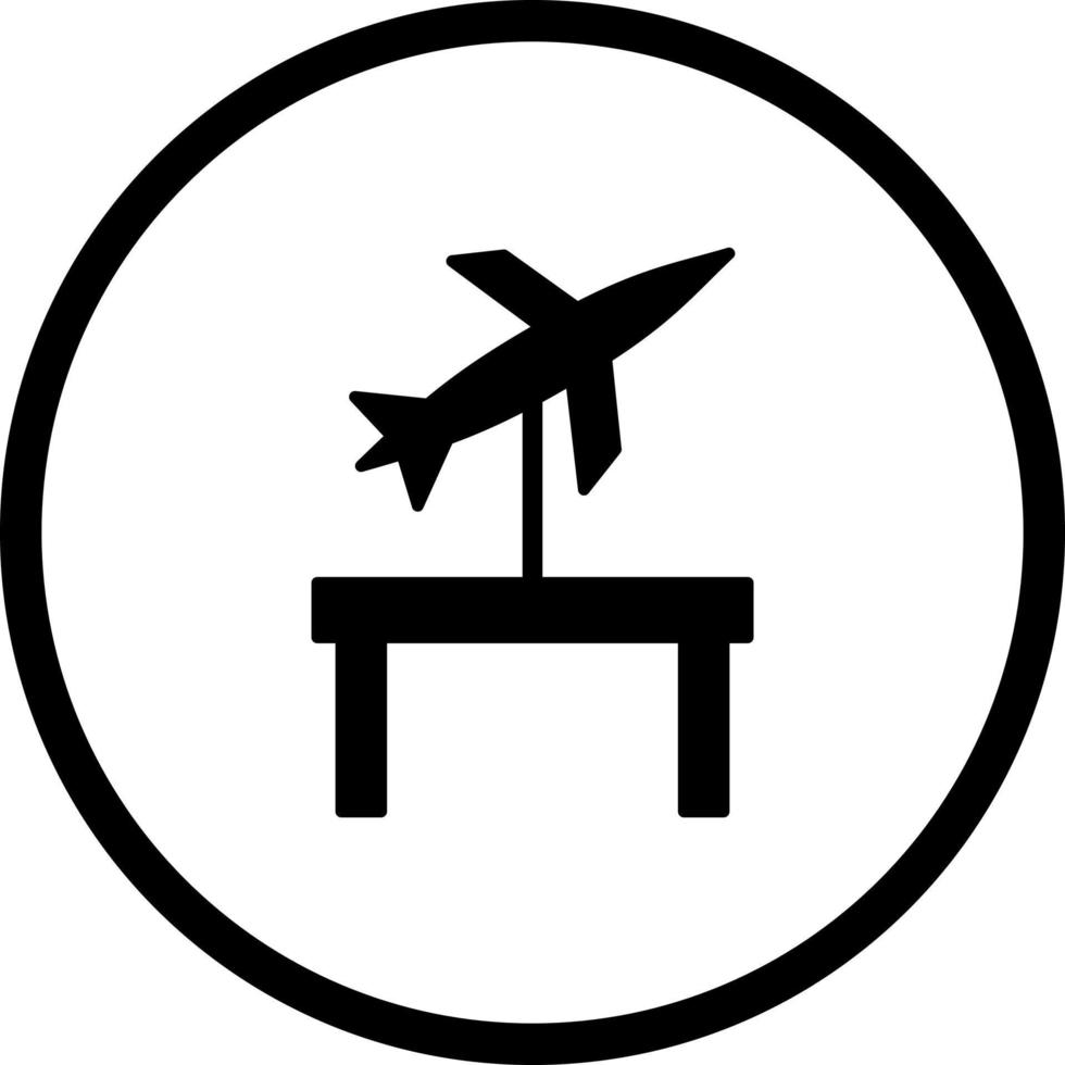 Jet Exhibit Vector Icon