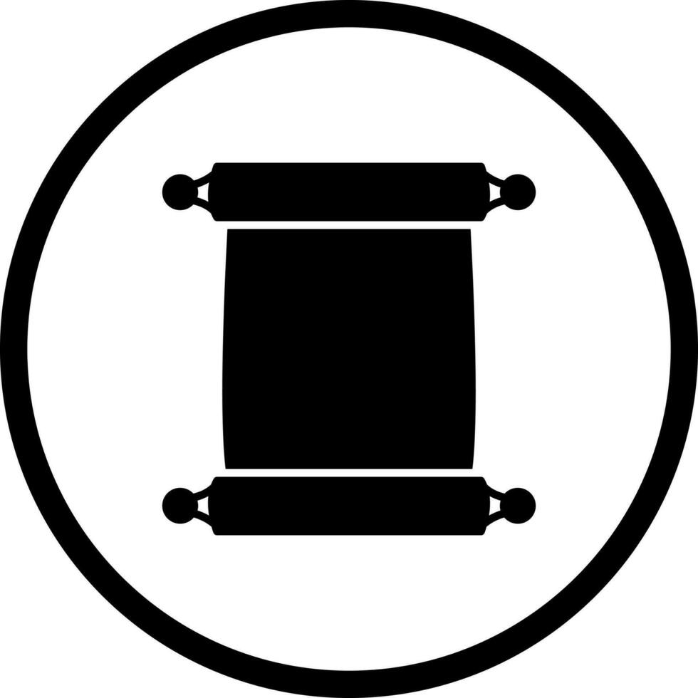 Scroll of Paper Vector Icon