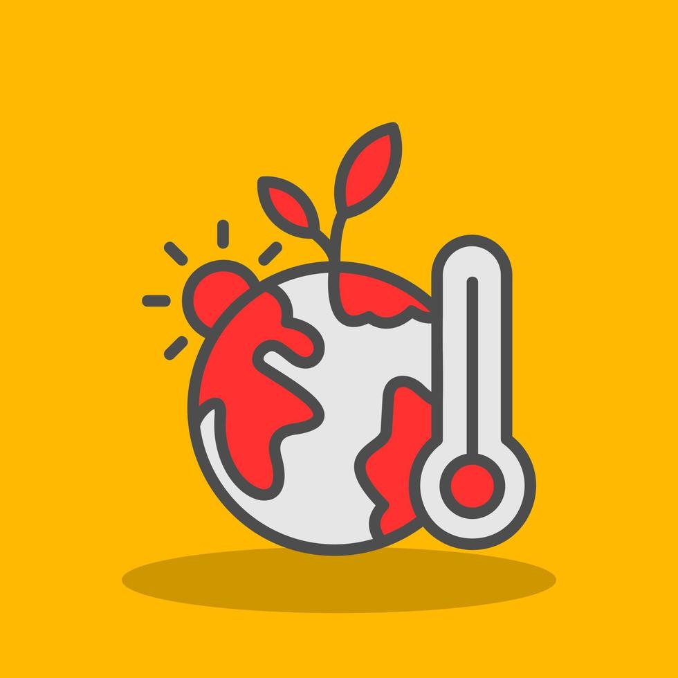 Climate Change Vector Icon Design