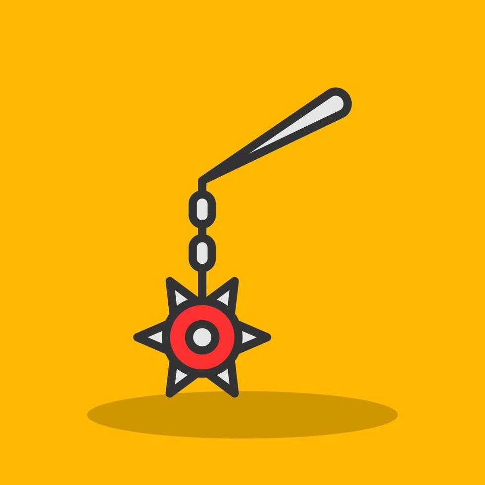 Mace Vector Icon Design