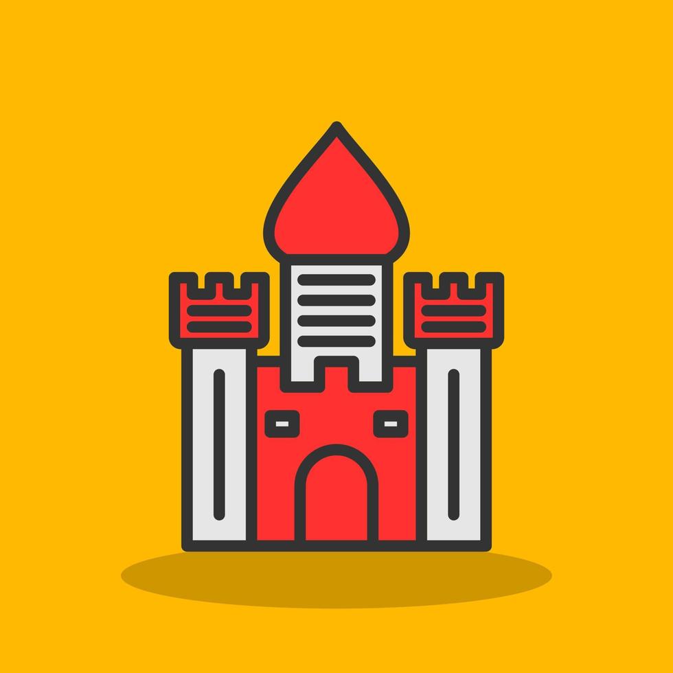 Castle Vector Icon Design