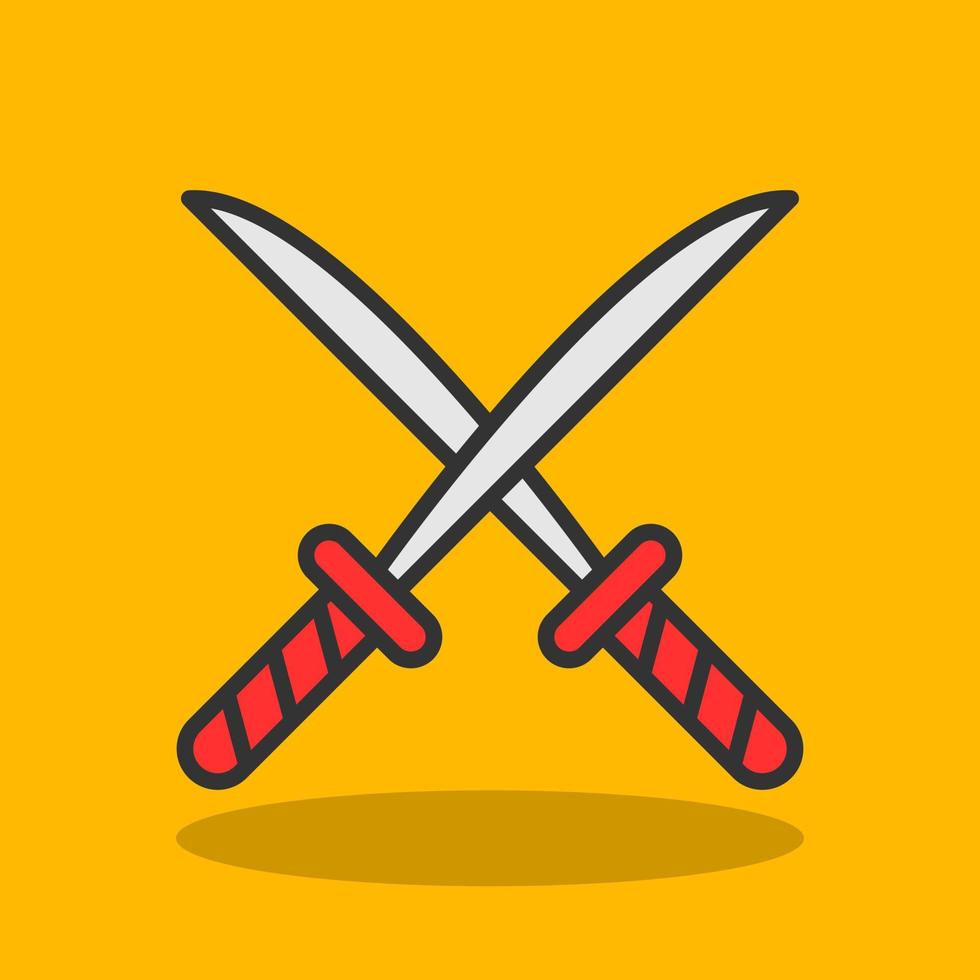 Rapier Vector Icon Design