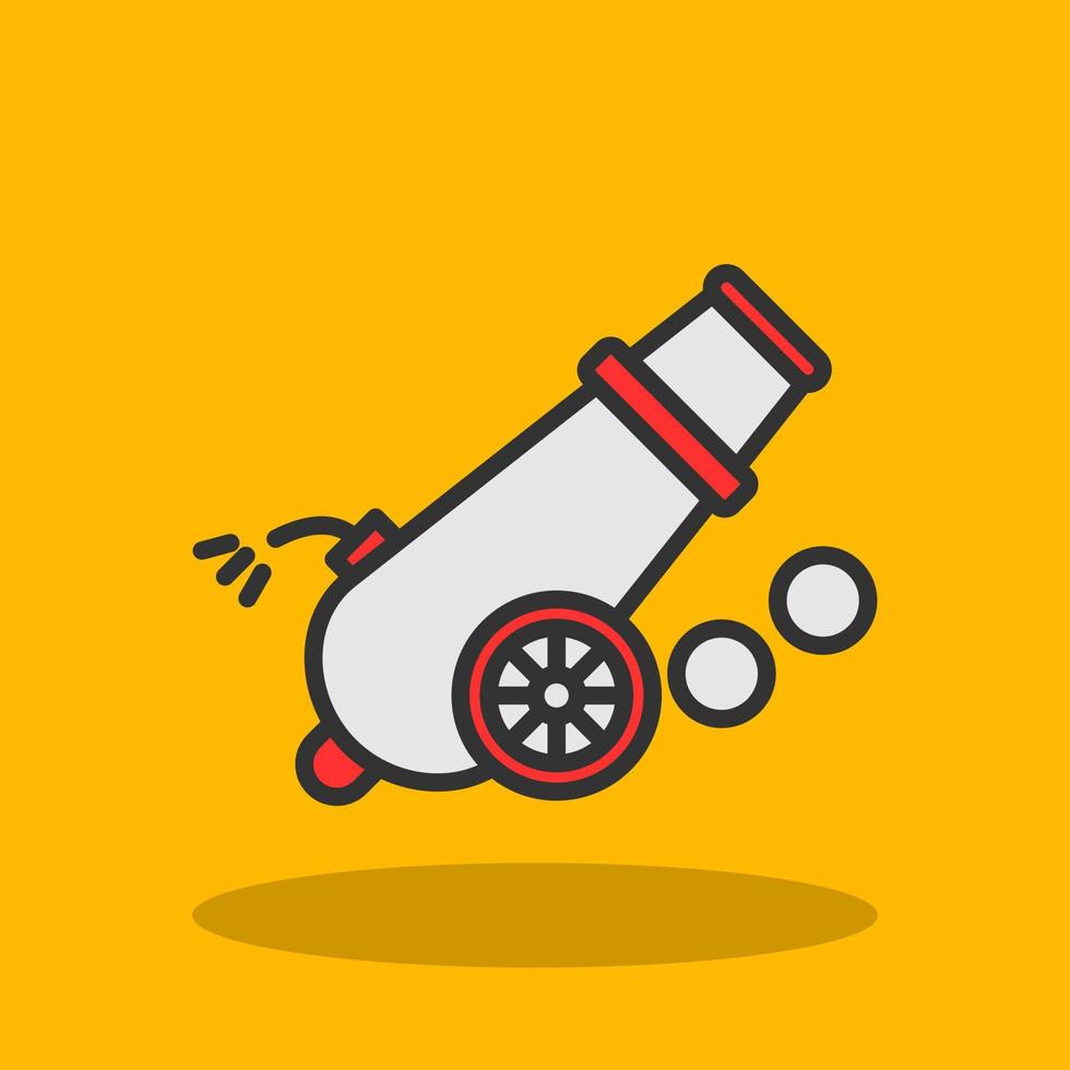 Cannon Vector Icon Design