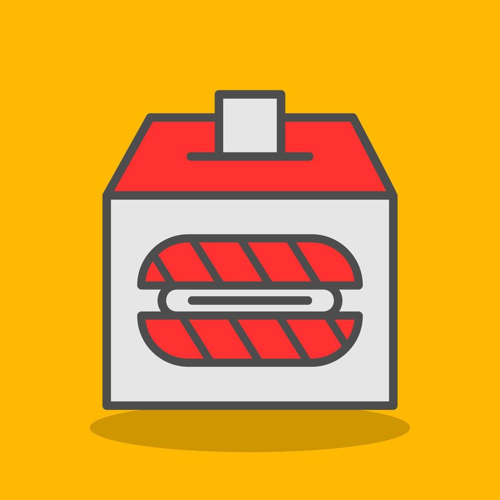 Bread Donation Vector Icon Design