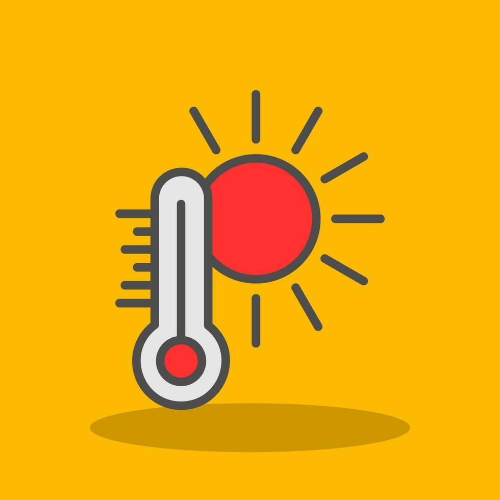 Hot Weather Vector Icon Design