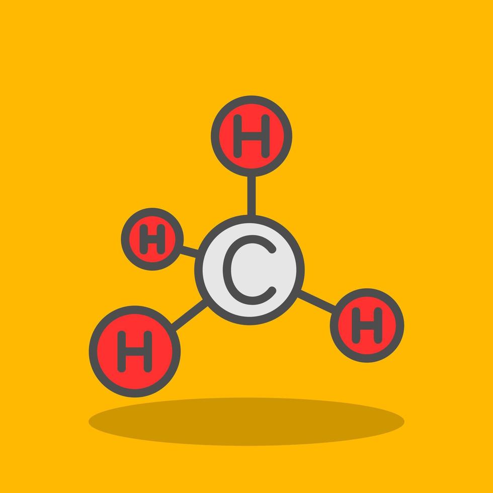 Methane Vector Icon Design