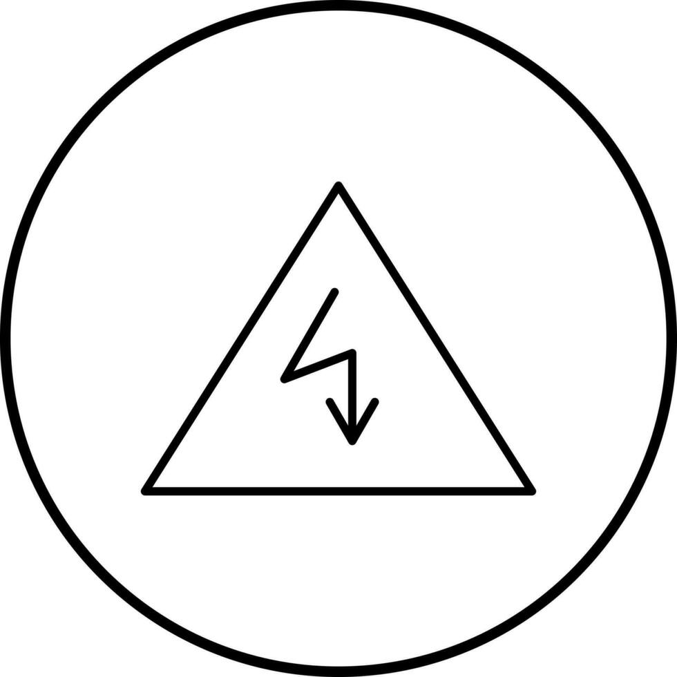 Unique Electricity Danger Vector Icon