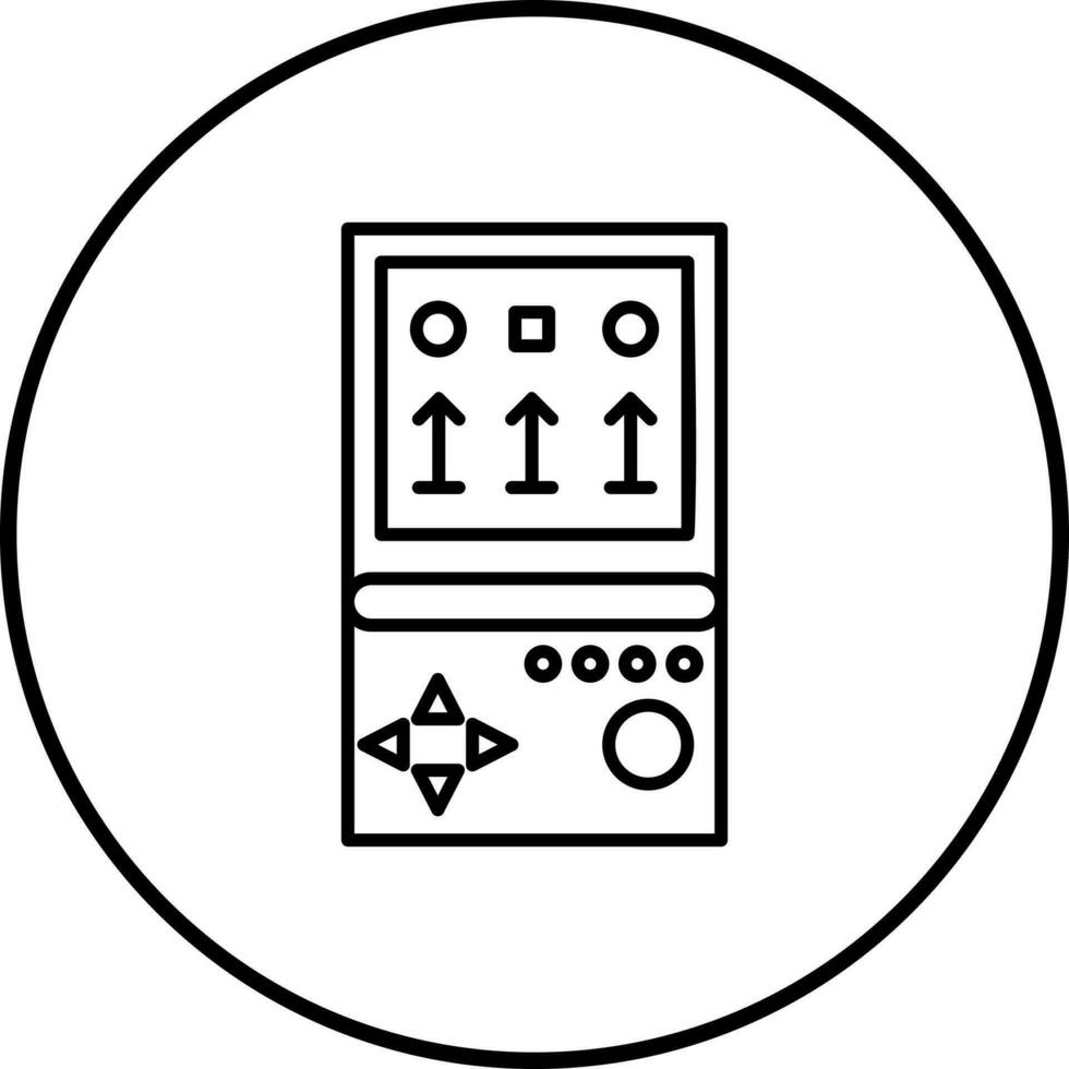 Unique Brick Game Vector Icon