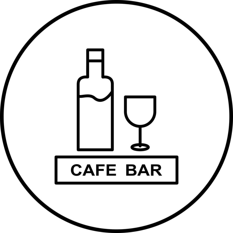 Unique Drinks Cafe Vector Icon