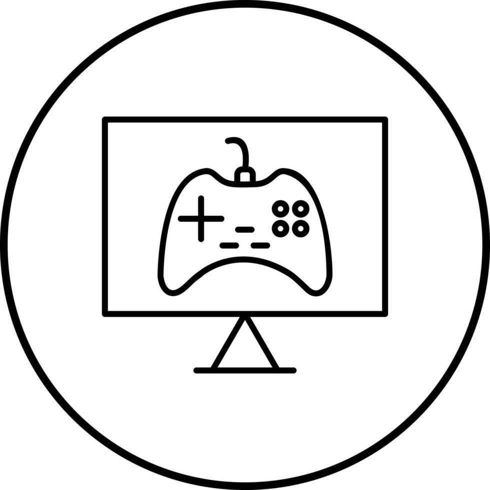 Unique Online Games Vector Icon