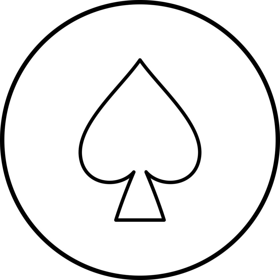 Spade Vector Icon