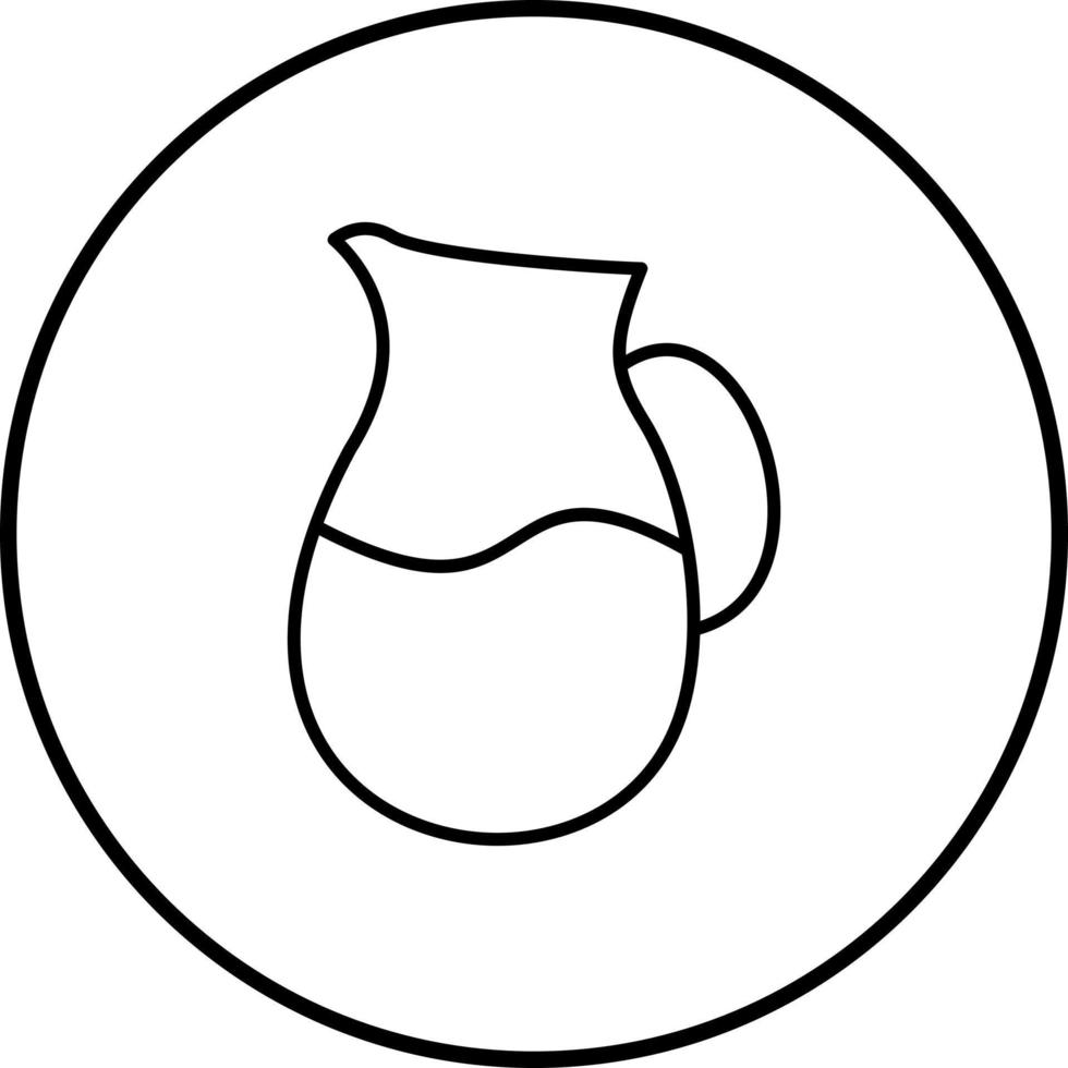 Milk Jug Vector Icon